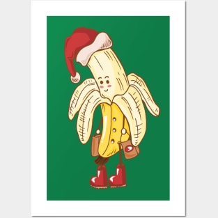 Banana Christmas shopping Posters and Art